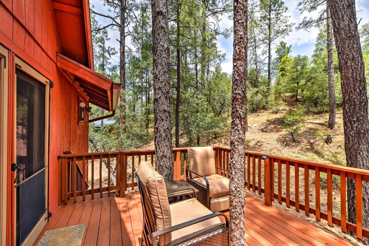 Prescott Cabin With Beautiful Forest Views And Deck! Экстерьер фото